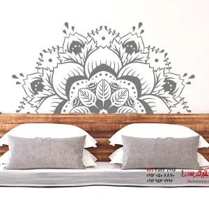 برچسب دیواری طرح گل ماندالا