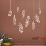 برچسب دیواری طرح پر قومی