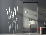 عکس برچسب دیواری طرح چمن نیزار