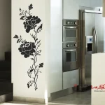 عکس برچسب دیواری طرح گل رز