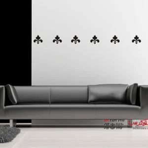 عکس برچسب دیواری طرح گل سوسن