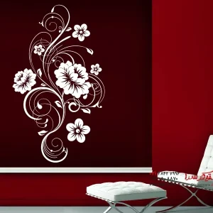 برچسب دیواری طرح گل