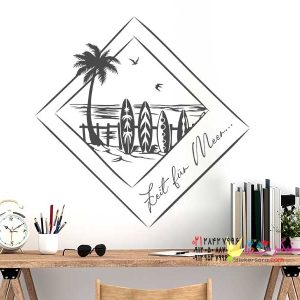 عکس برچسب دیواری عکس وقت دریا