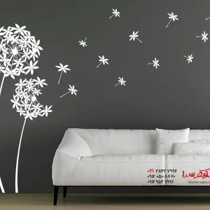 عکس برچسب دیواری قاصدک‌های تزئینی