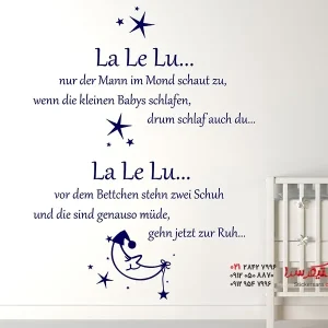 برچسب دیواری لا له لو... فقط مرد در ماه...