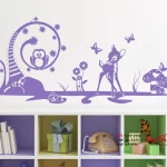 برچسب دیواری منظره افسانه‌ای