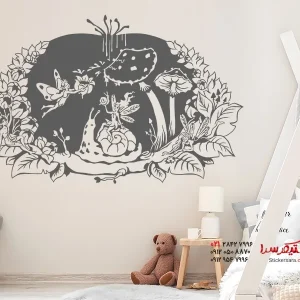 برچسب دیواری منظره پری