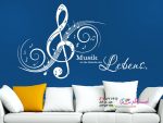 عکس برچسب دیواری موسیقی ملودی است..._