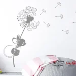 برچسب دیواری موش با طرح قاصدک