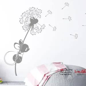 برچسب دیواری موش با طرح قاصدک
