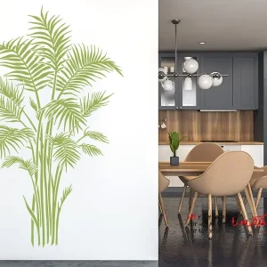 عکس برچسب دیواری نخل داخلی