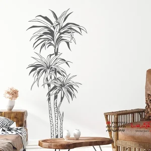 عکس برچسب دیواری نخل یوکا