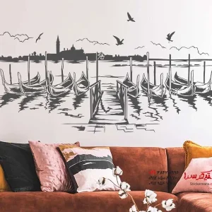 عکس برچسب دیواری ونیز