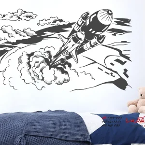 برچسب دیواری پرتاب موشک دیدنی