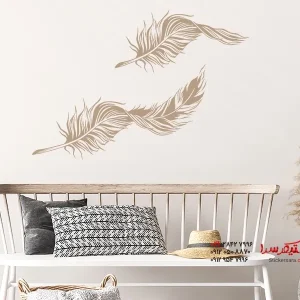 برچسب دیواری پرهای شناور