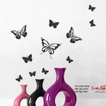 برچسب دیواری پرواز پروانه