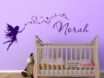 برچسب دیواری پری شیرین با عصای جادویی