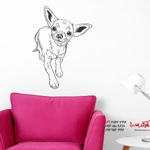 برچسب دیواری چیواوا گونه‌گون