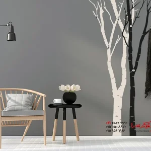 برچسب دیواری کمد لباس توس