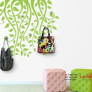 برچسب دیواری کمد لباس پیچک دار