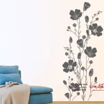 عکس برچسب دیواری گل ذرت