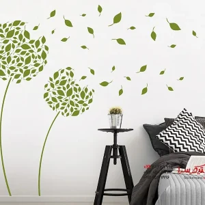 عکس برچسب دیواری گلبرگ‌ها در باد