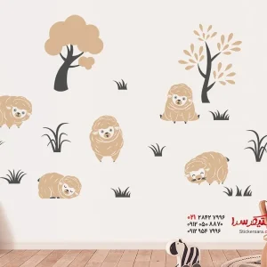 برچسب دیواری گوسفند