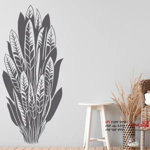 برچسب دیواری گیاه پرنده بهشتی