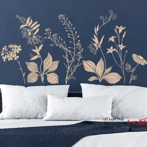 عکس برچسب دیواری گیاهان علفزار