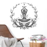 عکس برچسب دیواری یوگا