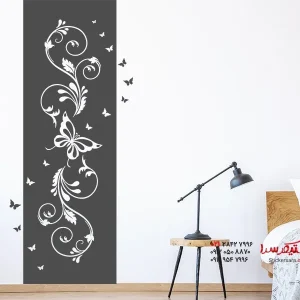 برچسب دیواری، بنر دیواری، تزئینات پروانه‌ای