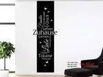برچسب دیواری، بنر دیواری، خانه