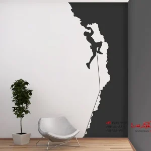 برچسب دیواری، بنر دیواری، صخره نورد آزاد