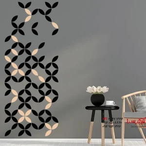 برچسب دیواری، بنر دیواری، طرح گل