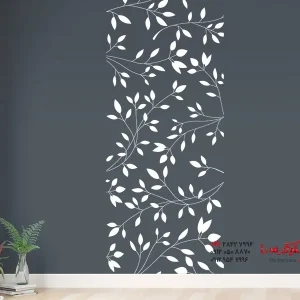 برچسب دیواری، بنر دیواری، پیچک برگ