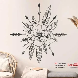 برچسب دیواری، تزئینات بوهو