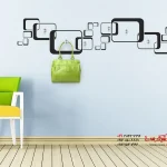 برچسب دیواری، تزئینات قدیمی کمد لباس
