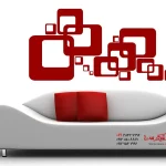 برچسب دیواری، تزئینات مکعبی قدیمی