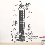 برچسب دیواری، متر و متر پارچه‌ای، سرزمین پریان