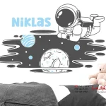 برچسب دیواری، نمایی از جهان هستی