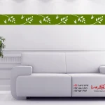 برگ‌های حاشیه‌ای برچسب دیواری