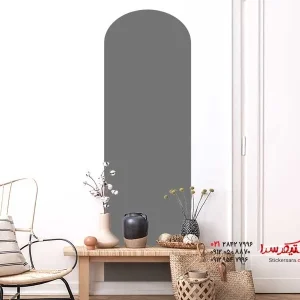 بنر دیواری برچسب دیواری قوس گرد باریک