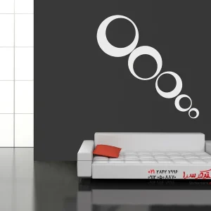 ترکیب دایره برچسب دیواری