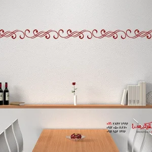 عکس تزئینات عاشقانه حاشیه برچسب دیواری