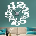 ساعت دیواری استیکری دوازده عددی