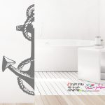 عکس طرح لنگر برچسب دیواری