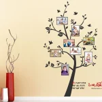 قاب عکس درختی برچسب دیواری