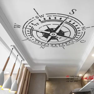 برچسب دیواری برای سقف قطب نمای