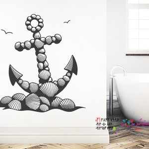 لنگر پوسته برچسب دیواری