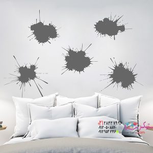 عکس لکه‌های جوهر برچسب دیواری